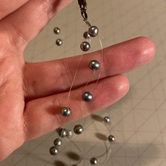 Black Tahitian Pearl Necklace - Picture 3 of 5